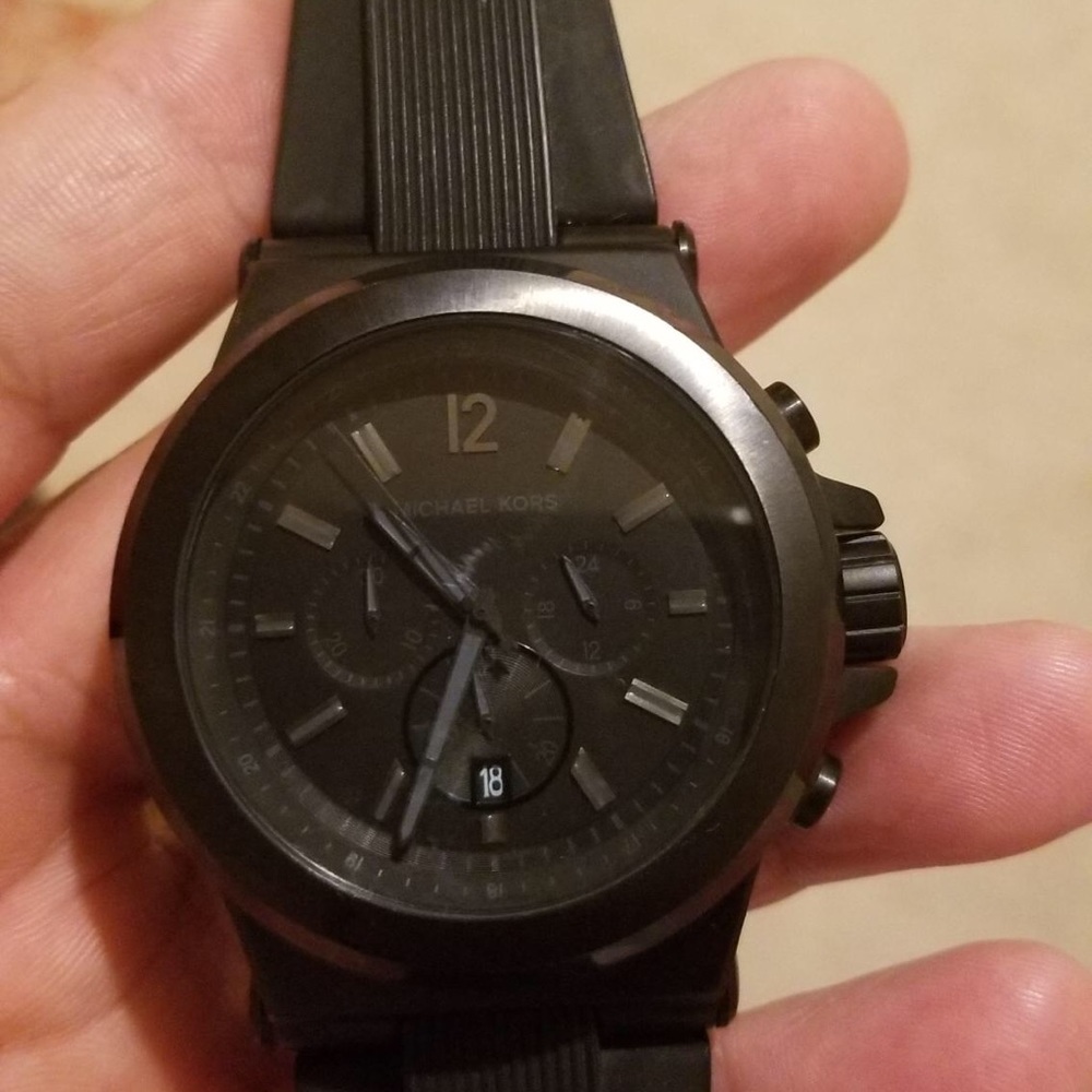 Michael Kors Black watch **needs new battery**